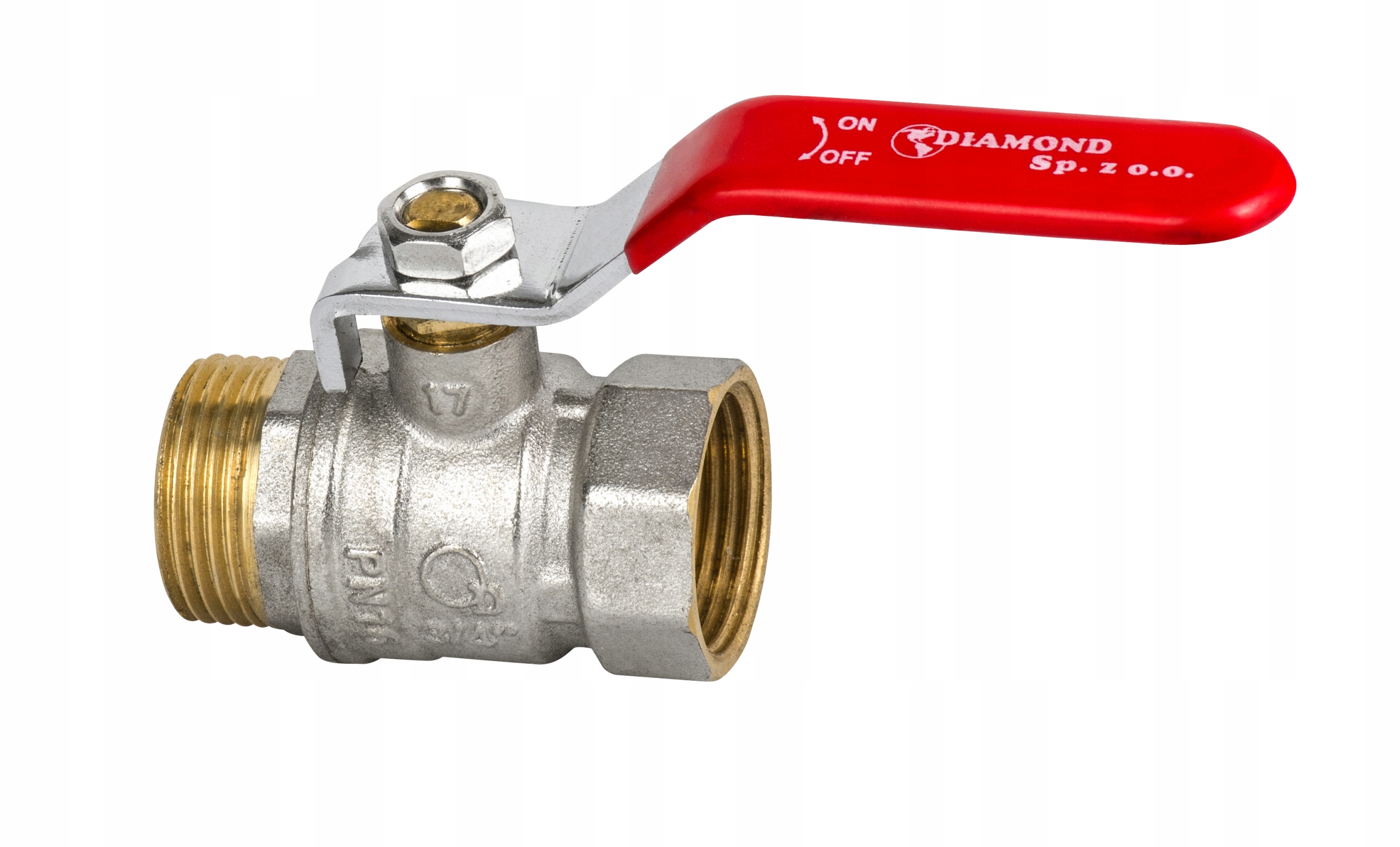 

Kurek Kulowy standard zawór 1/2 DN15 rączka Wz