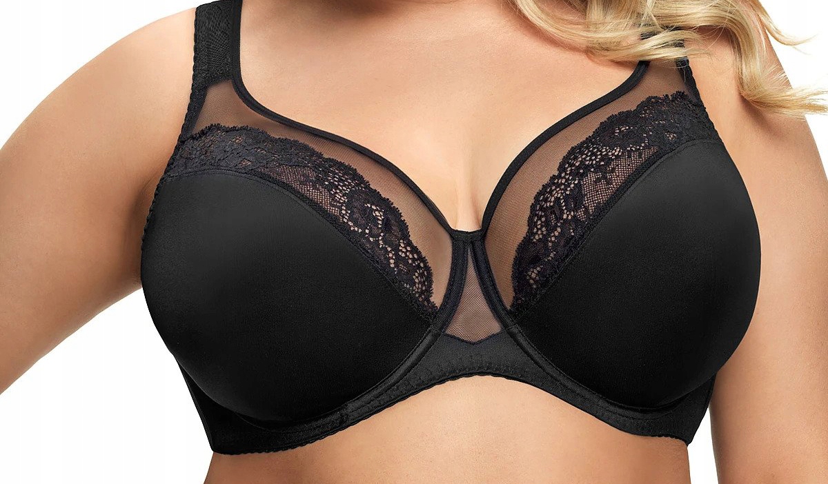 Podprsenka Gorsenia Luisse K441 Měkká S Kosticemi, Černá, 85 G