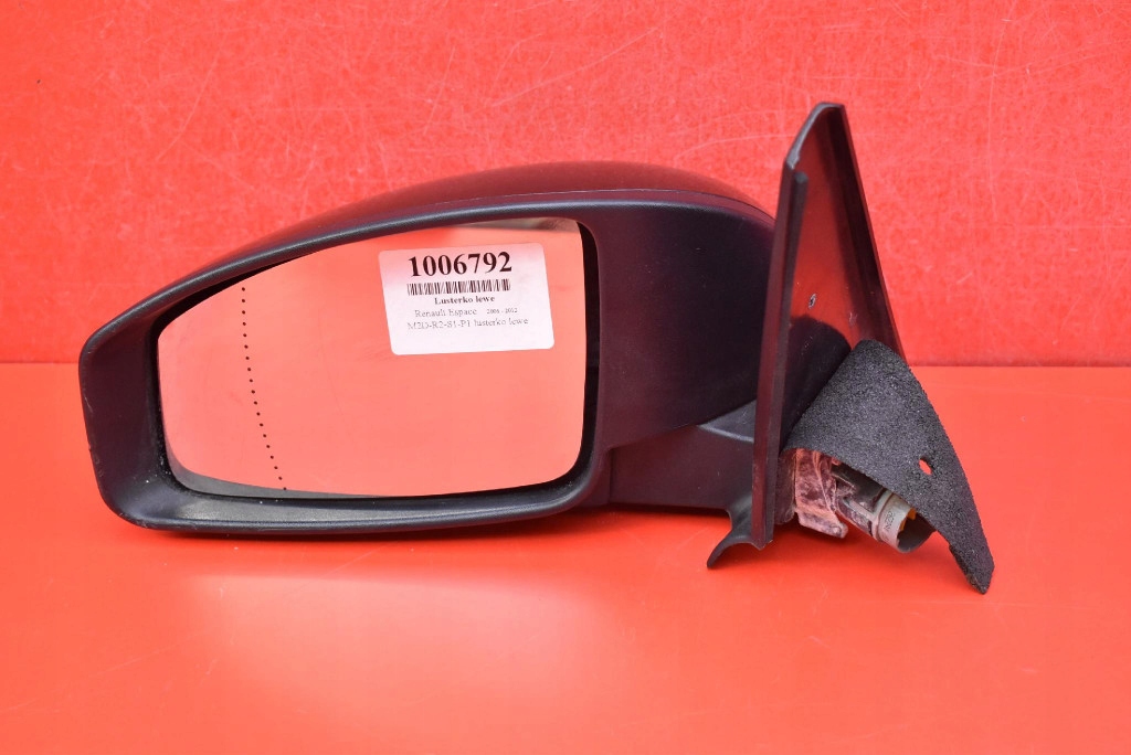 mirror left black, EU 014181 RENAULT ESPACE 4 IV 06-12 5 PIN