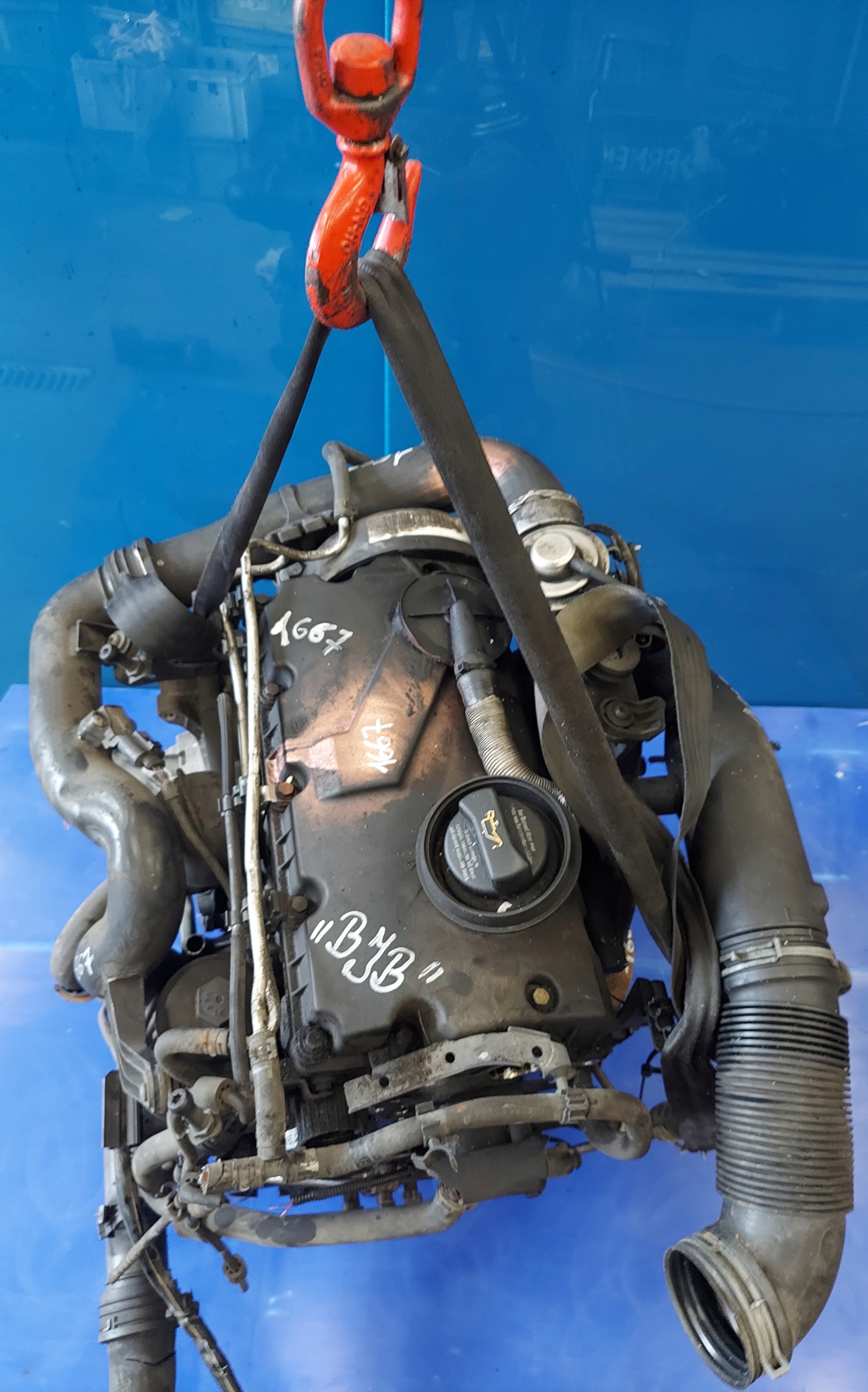 engine ALTEA TOLEDO III OCTAVIA II 1.9 TDI 210.000km BJB