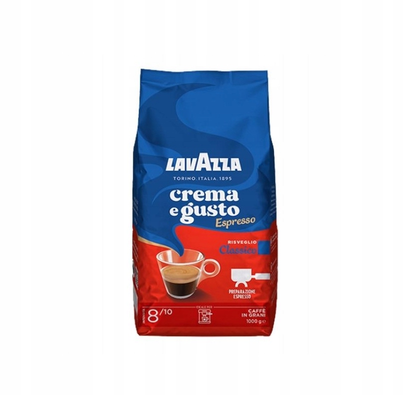 Levně Na italský trh It Káva zrnková Crema e Gusto Classico 1 kg Lavazza