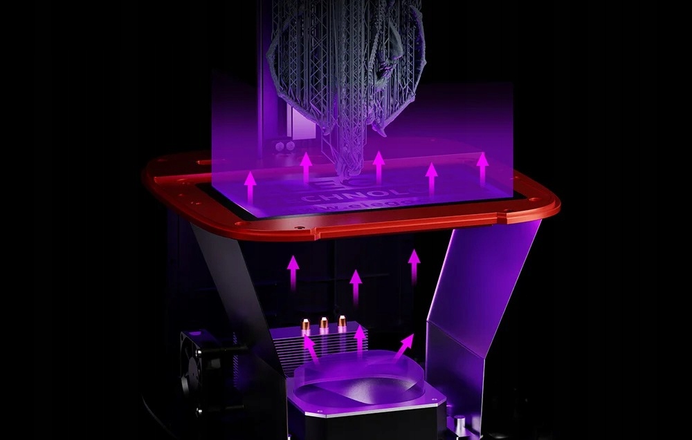 ELEGOO DRUKARKA 3D MARS 4 70MM/H STEREOLITOGRAFIA MSLA 8520*4320 Rodzaj drukarka 3D