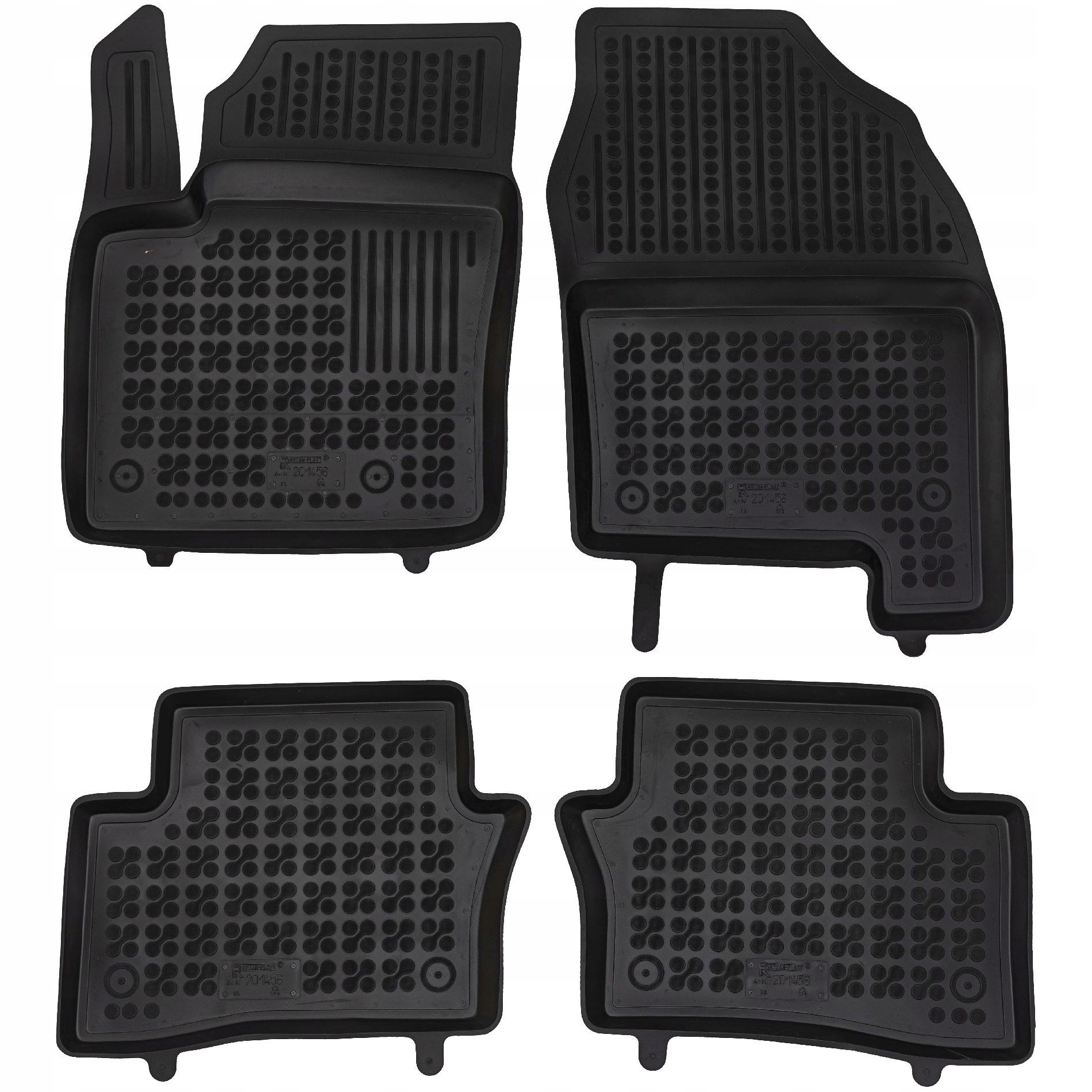 Čierne koberčeky pre Toyota C-hr II od roku 2023