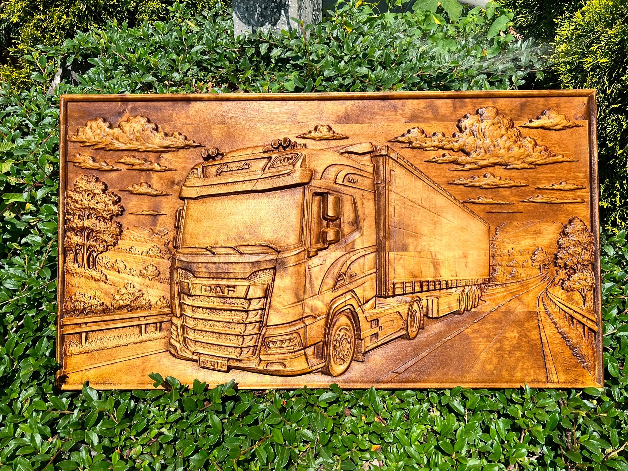 Obraz jubilejní firmy transport tir dárek pro řidiče personalizace