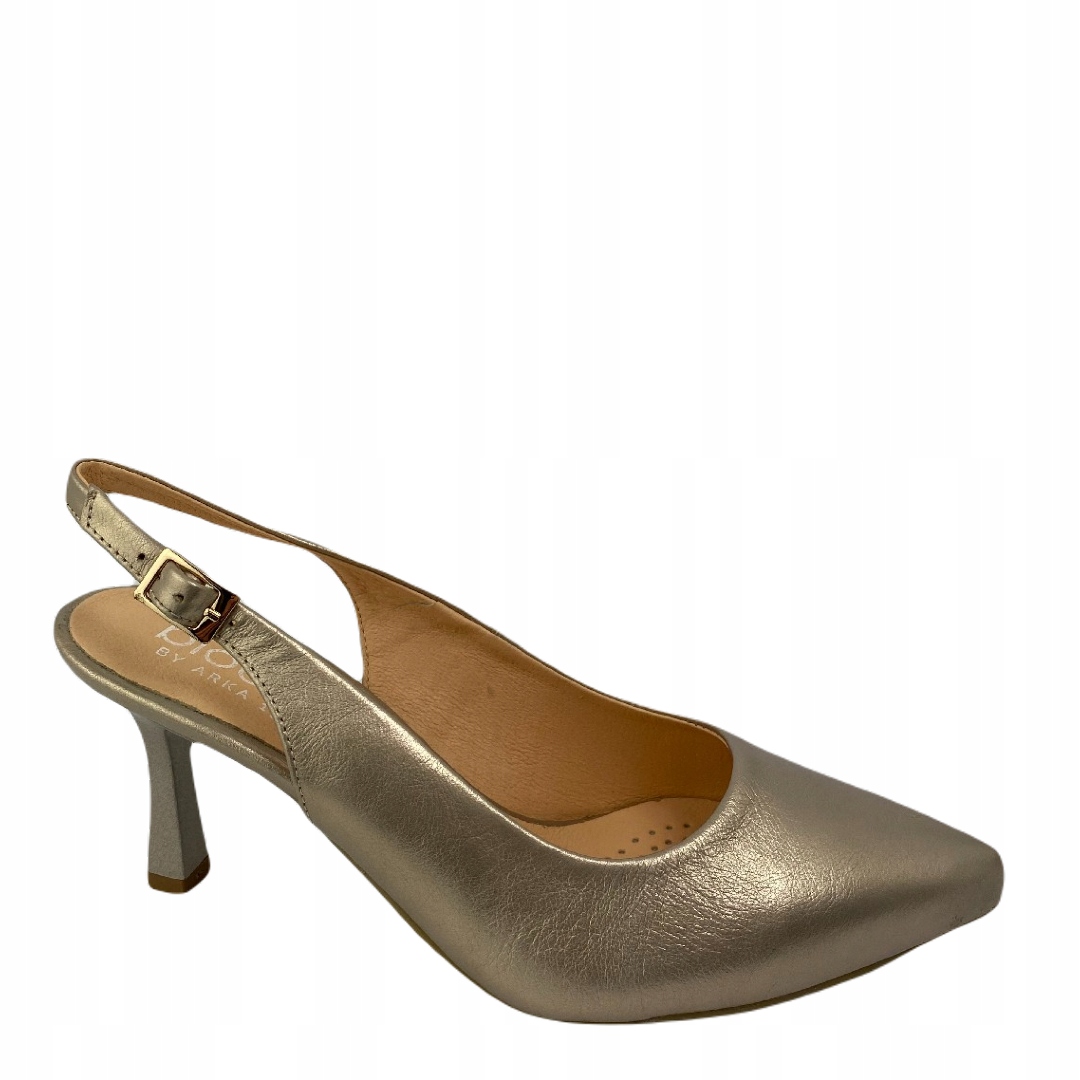 Dámské sandály Arka Bioeco 4008/2244 šampaňské 39, Zlato