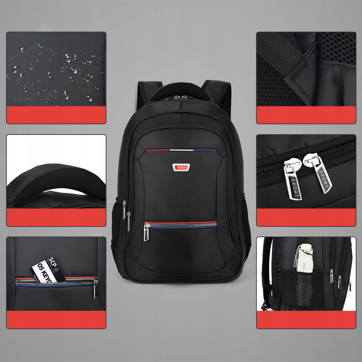 PLECAK WODOODPORNY Z REGULOWANYMI PASKAMI NA RAMIONA 30L DO WSPINACZKA Marka bez marki