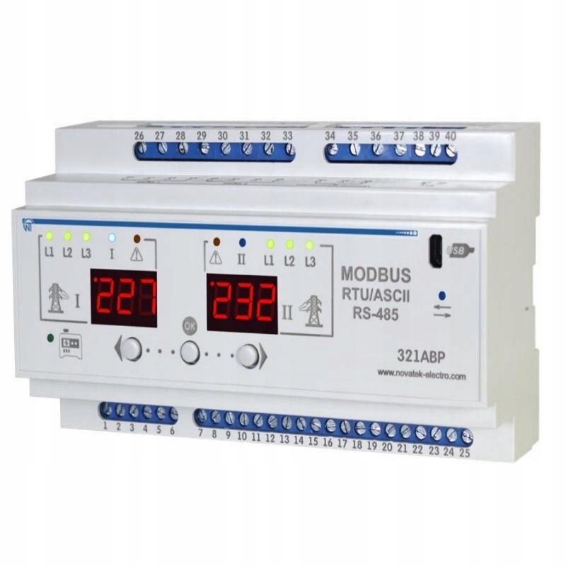 Ovládač automatického zapnutia rezervy PEF-321 Abp Novatek Electro