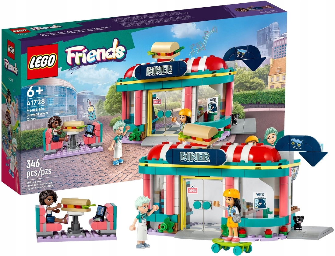 Lego Friends Bar v centru Heartlake 41728