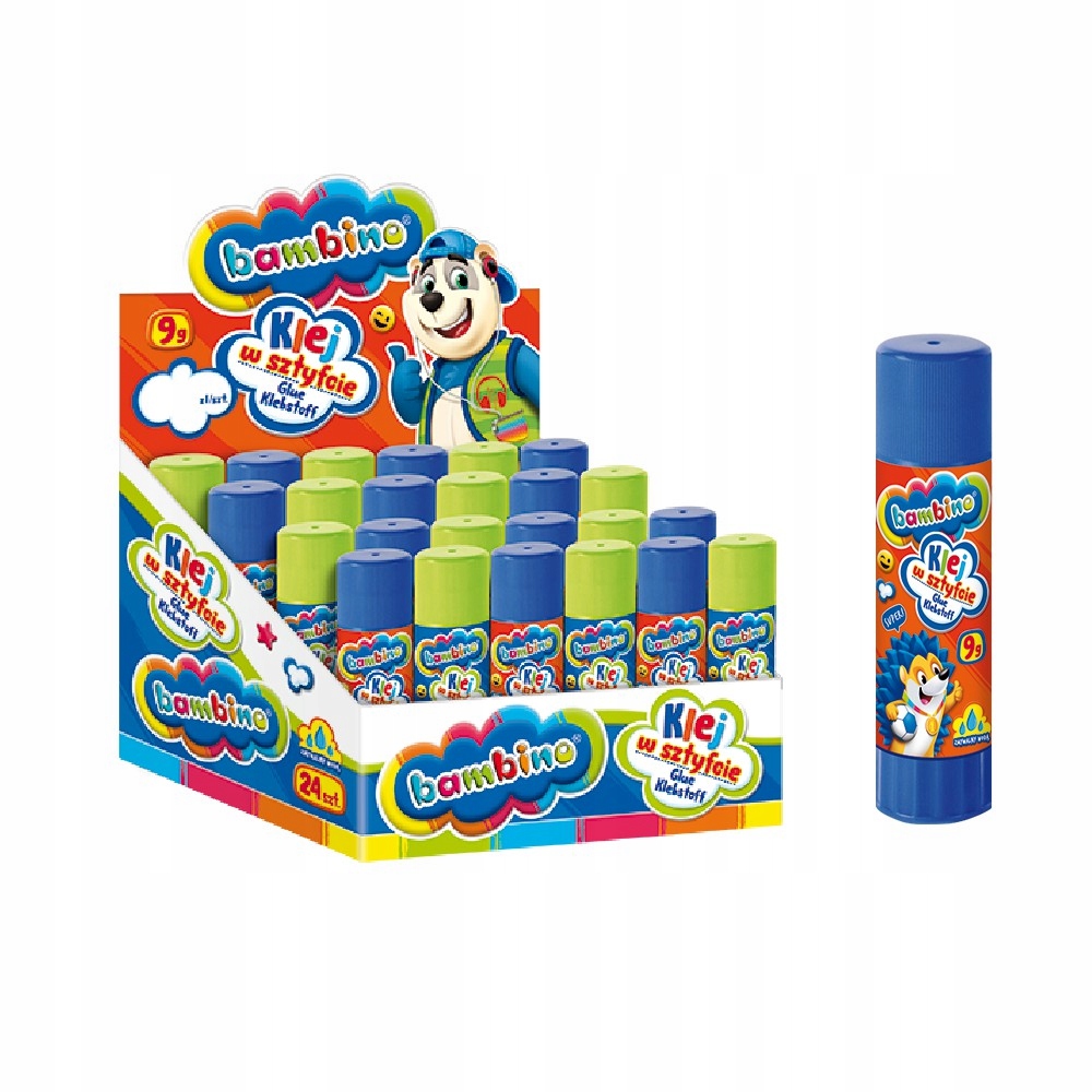 Klej w sztyfcie Bambino 9 g | szkoła | przedszkole | dla dzieci EAN (GTIN) 5903235001864