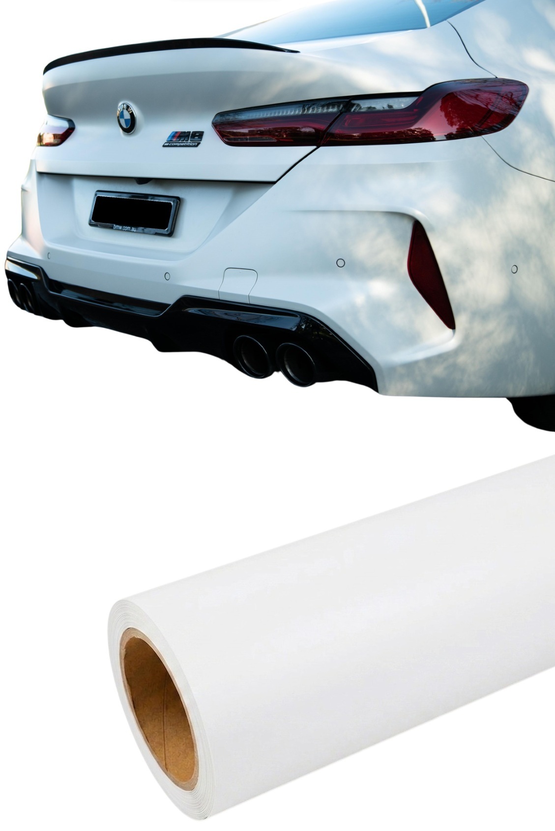 Fólie Bílá Matná 2 m x 152 cm Bílá Matná Automobilová Samolepicí Dýha