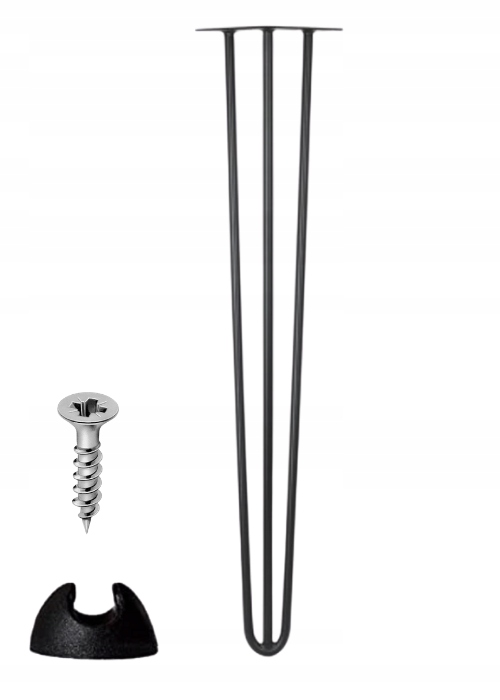 

Hairpin Metalowe nogi do stolika nóżki 48cm Zestaw