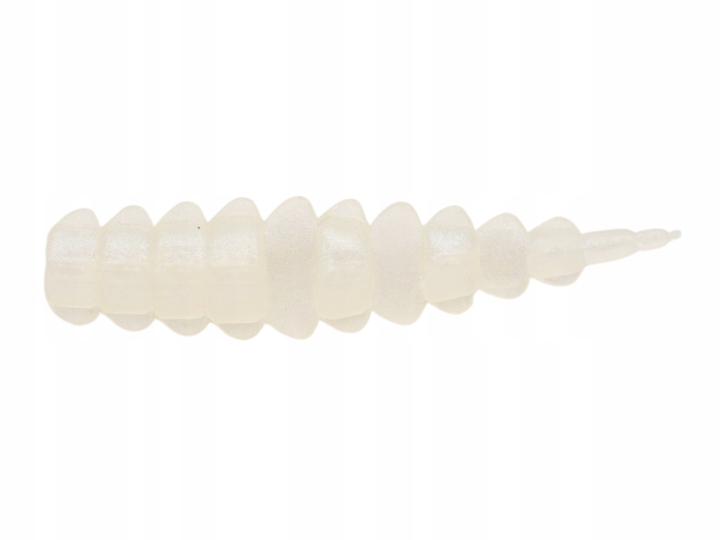 Guma Hand-made Fishchaser Drago Worm 4 CM Pearl 10 Szt. Ultralight