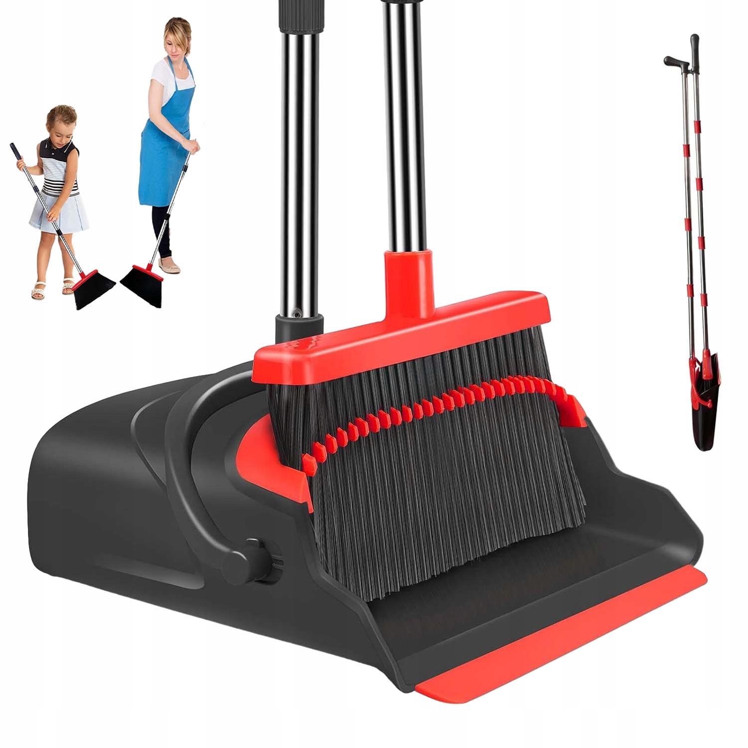 Levně sada koštěte smetáček lopatka odpadkový koš pro úklid a zametání