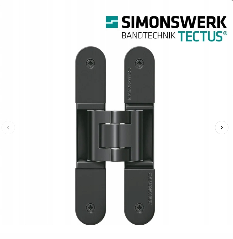 Záves na interiérové dvere Simonswerk Tectus Te 340 3D 160x28 čierny