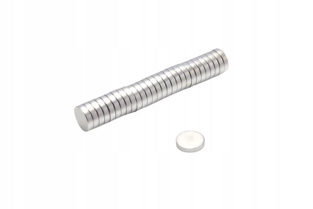 

Magnes Neodymowy Walcowy Mw 9x2 mm N38 100 szt.