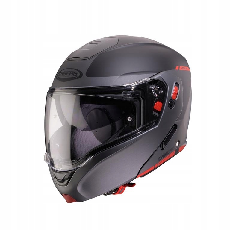 Caberg Flip-up Čeľusťová Prilba Model Horus X Ray Čierna Matná/sivá/červená F