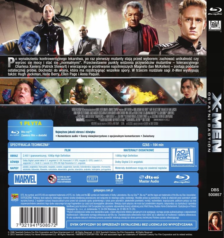 X-MEN: OSTATNI BASTION (BD) Gatunek science fiction