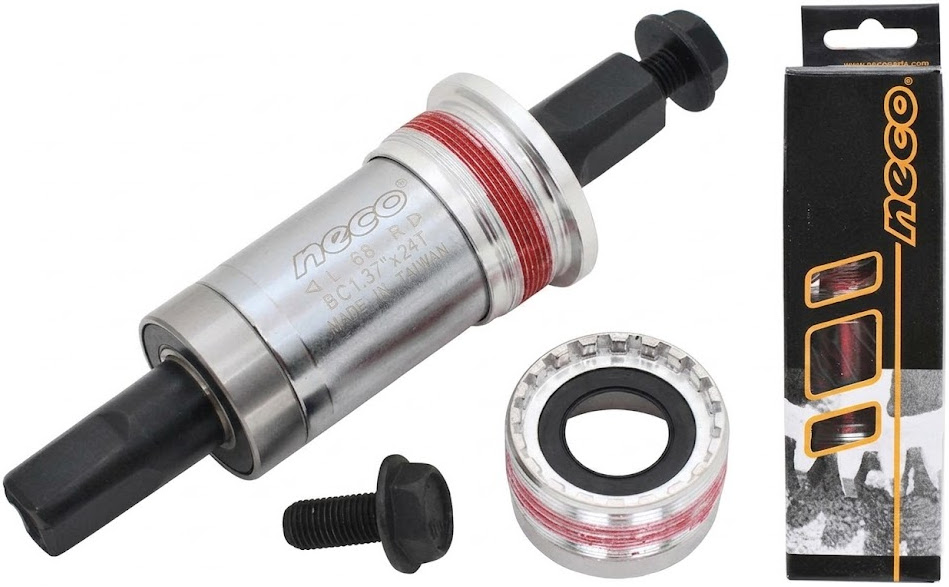 Wkład Suportu Kwadrat Neco Compact Miski Alu 68 x 122,5 mm Uszczelniony