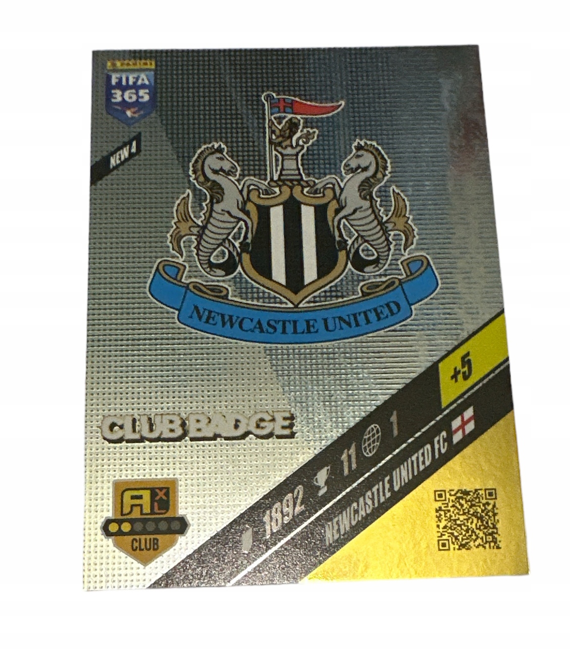 Fifa 365 2024 Adrenalyn Newcastle United New 4 Club Badge