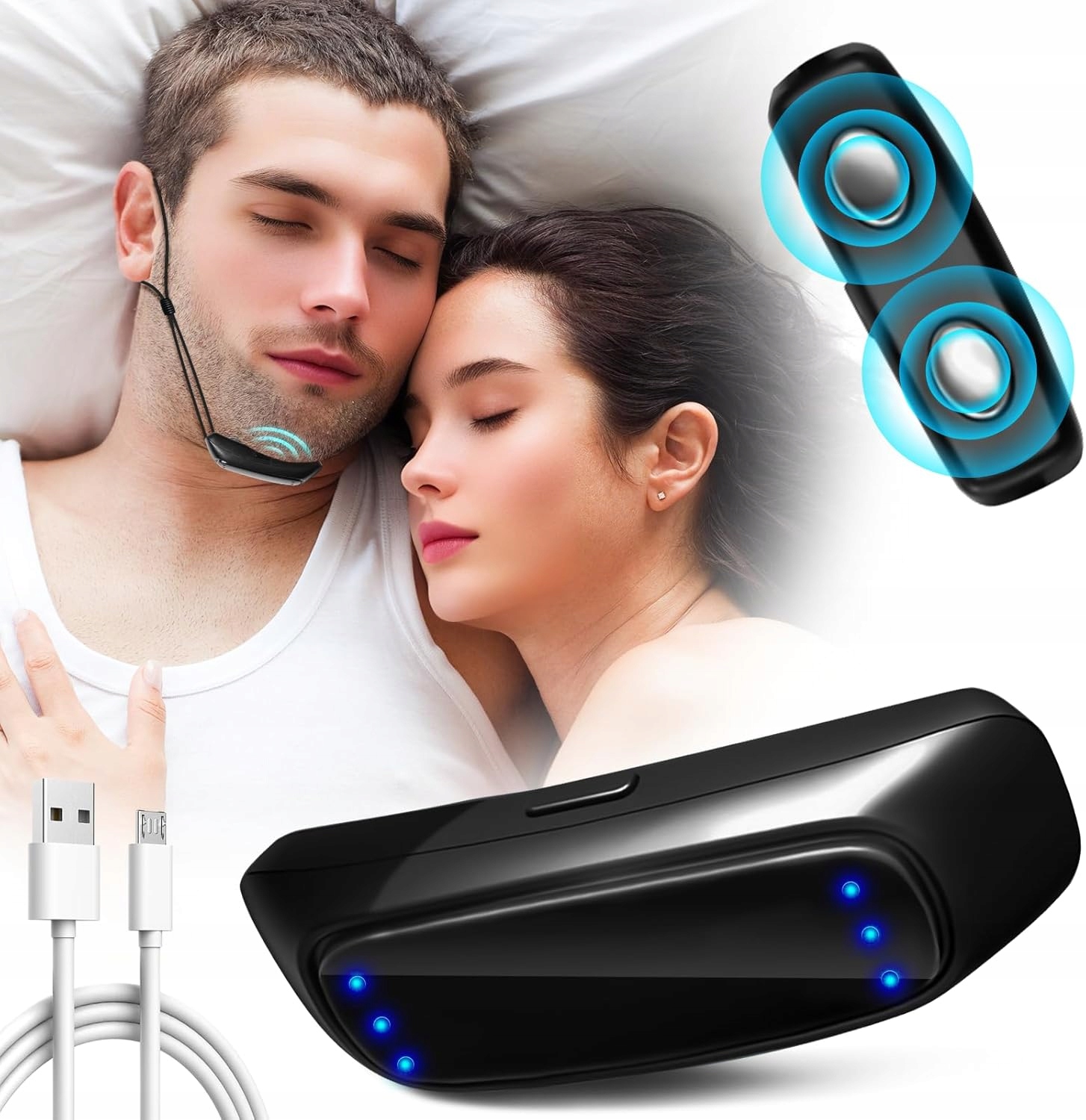 Интеллектуальное устройство против храпа Храп апноэ - лучший сон