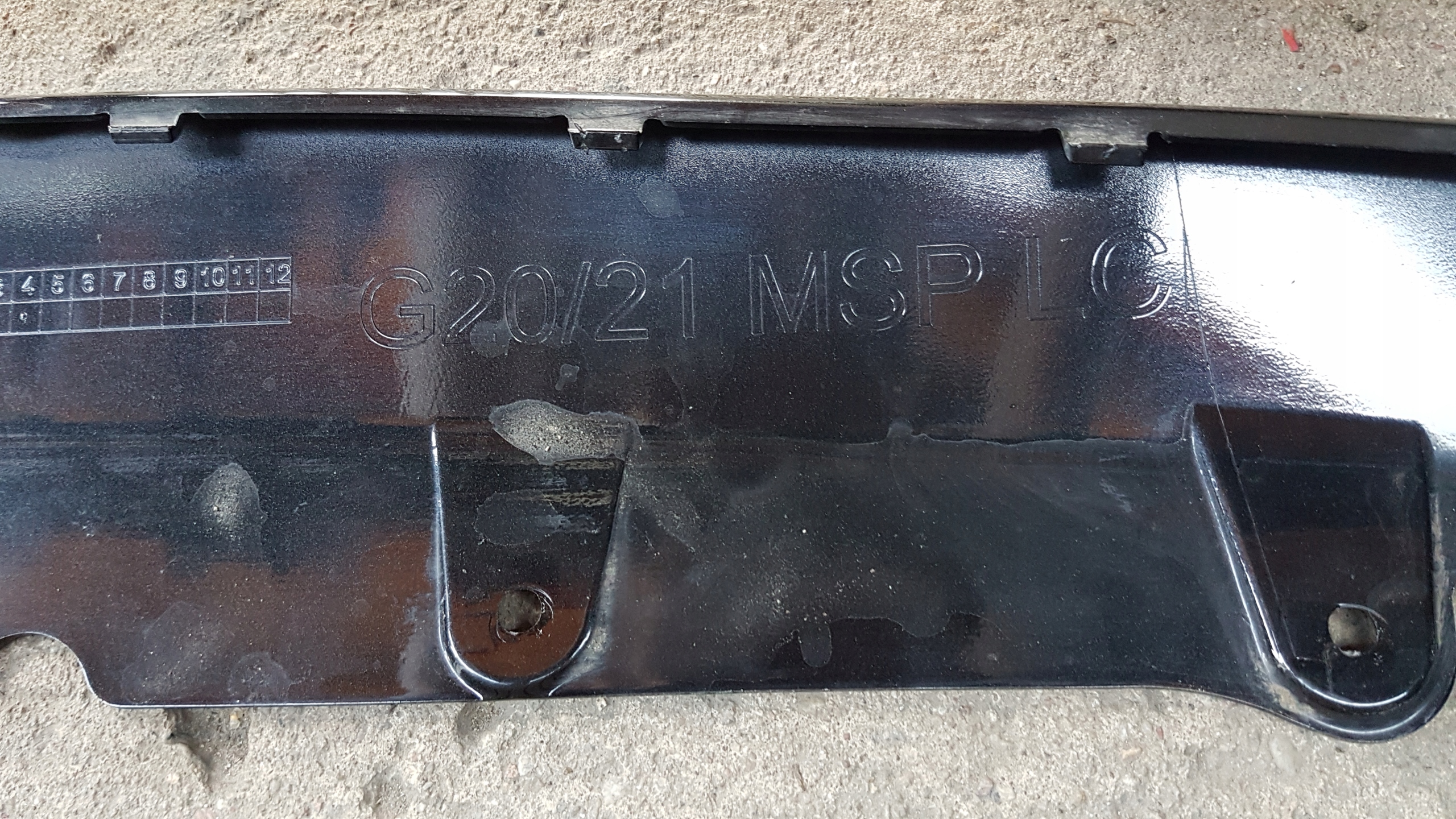 front bumper front BMW G20 G21 LCI m-packet