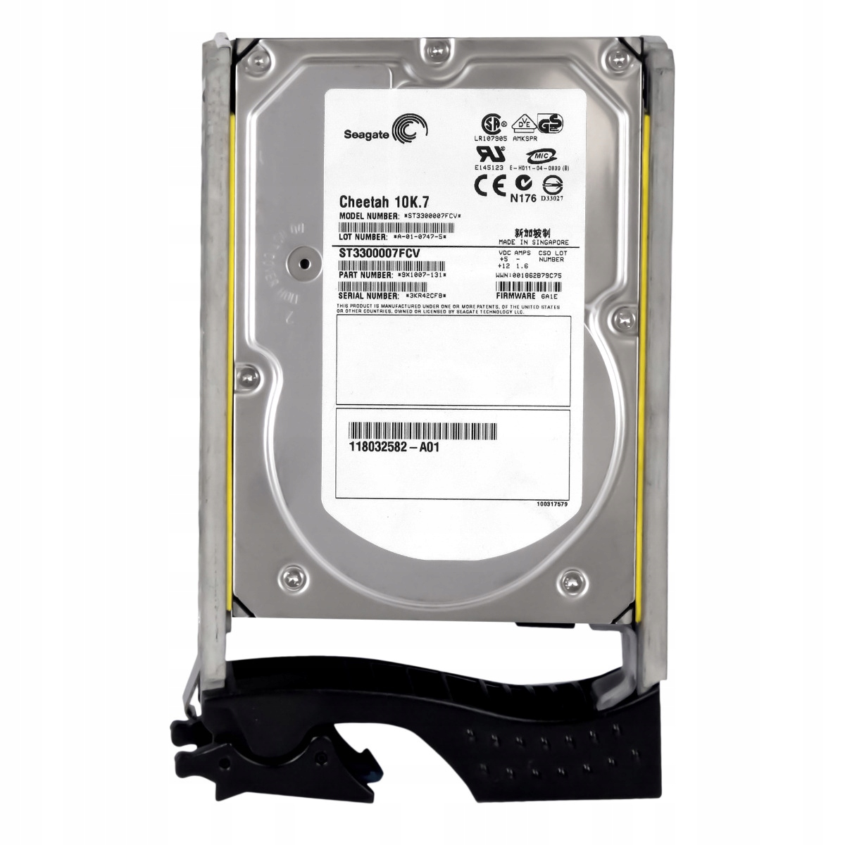 Emc 118032582-A01 300GB 10K Fc 3,5'' ST3300007FCV