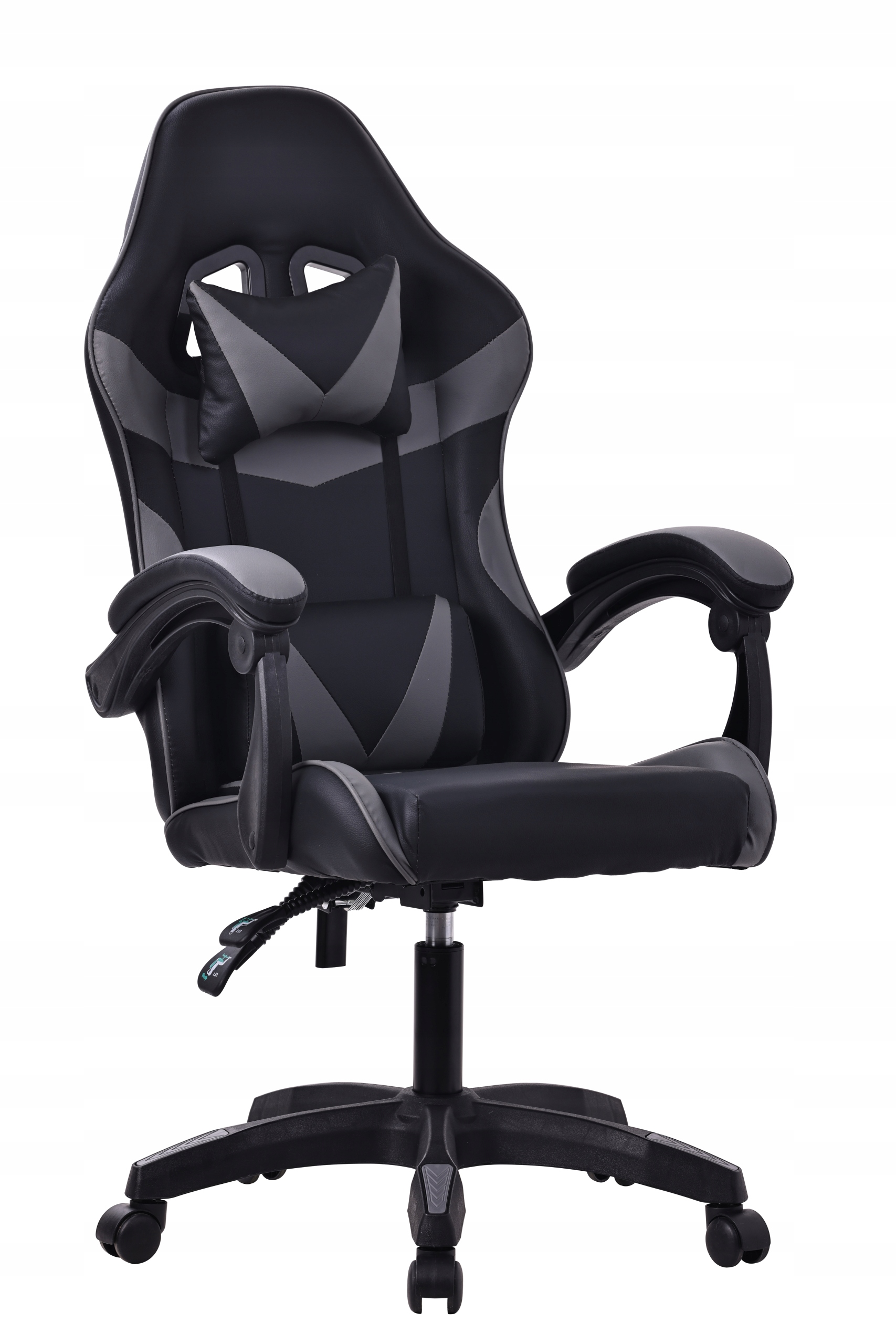 Ergonomiczny Fotel Obrotowy Gamingowy Krzesło Drago Szary