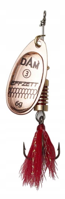 Błystka Obrotówka Dam Standard Dressed Spinner 3/6g Copper