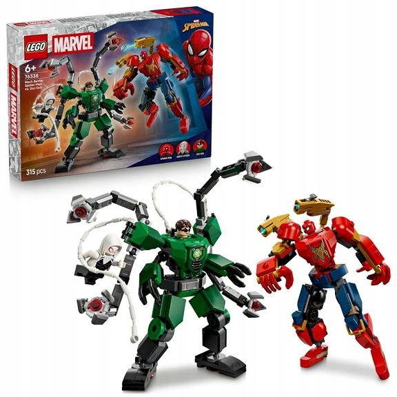 Lego Marvel Heroes Bitva mechů: Spider-Man versus Doc Ock 76338