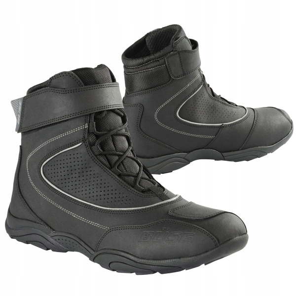 Buty motocyklowe BUSE B57 czarny/srebny 45