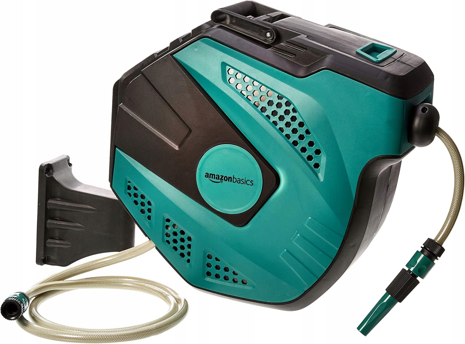 Bubon na navíjanie záhradnej hadice 35 m Amazon Basics pre montáž na stenu