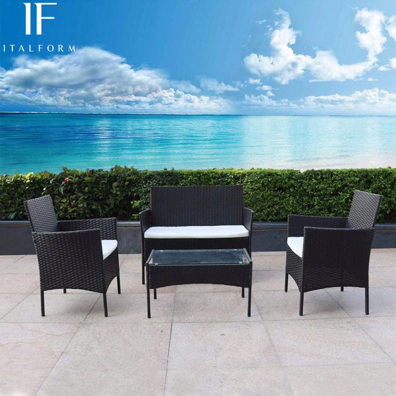 MEBLE OGRODOWE ZESTAW TECHNORATTAN ITALFORM RATAN Kod producenta 1281580416866