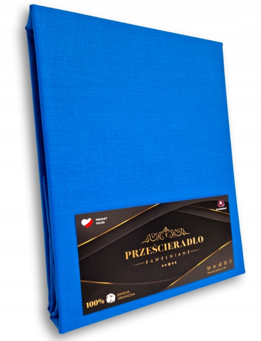 

Prześcieradło bawełniane 160x220 Bez Gumki Polskie