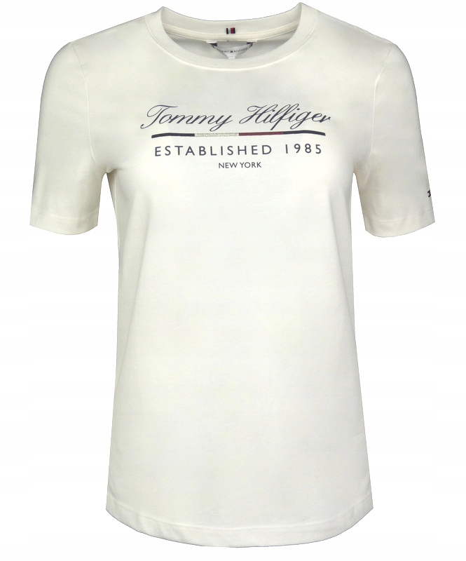 Tommy Hilfiger dámské tričko, ecru, Xs