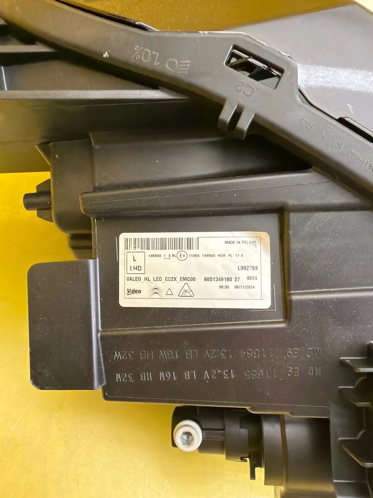 light left right Citroen C3 IV E-C3 2024 Full Led 9851349080 9851349180