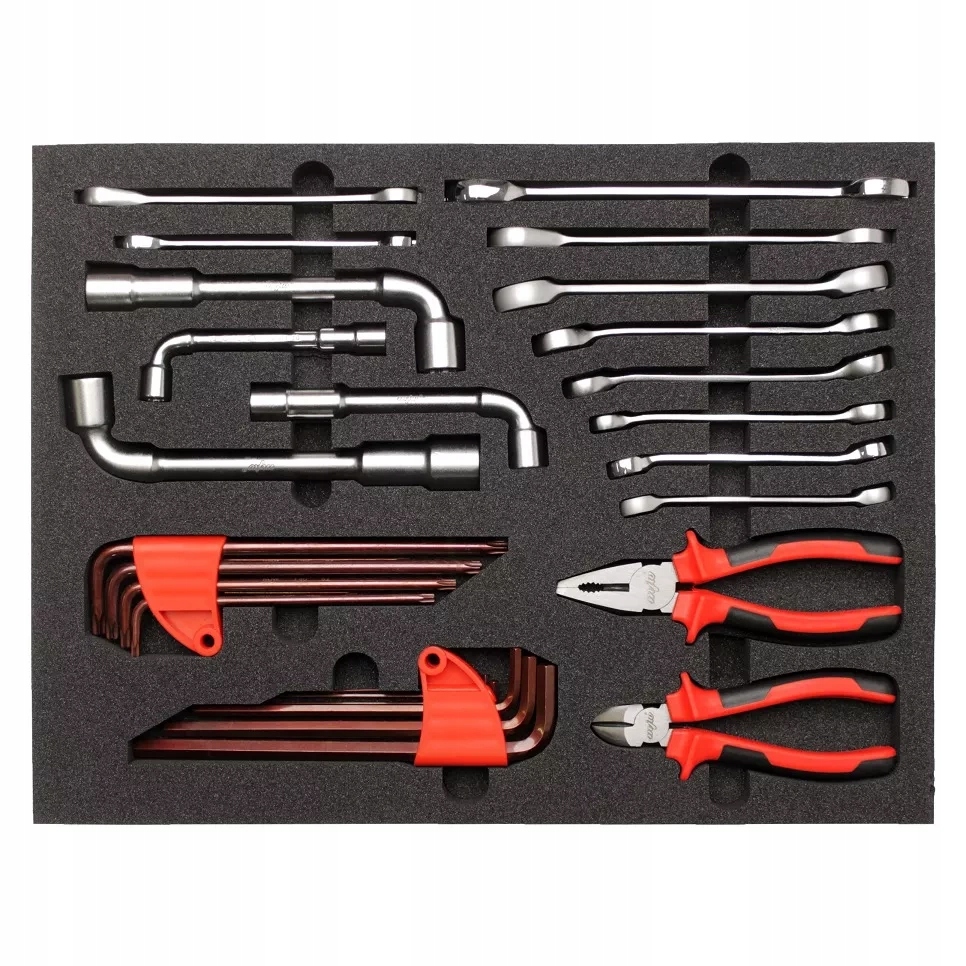 Vložka do vozíku, sada klíčů, mix nářadí, 34 dílů Mjw