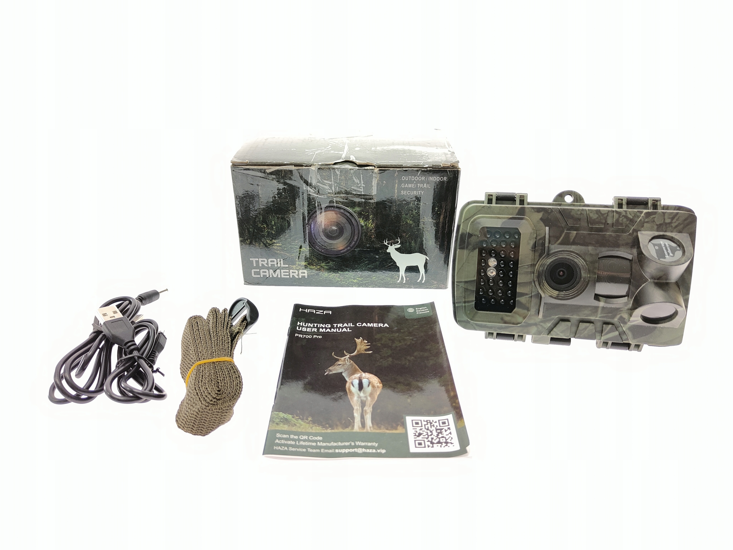 Fotopast Haza PR700 36MP 1080P Ir 940nm Noční IP66 Lesní kamera