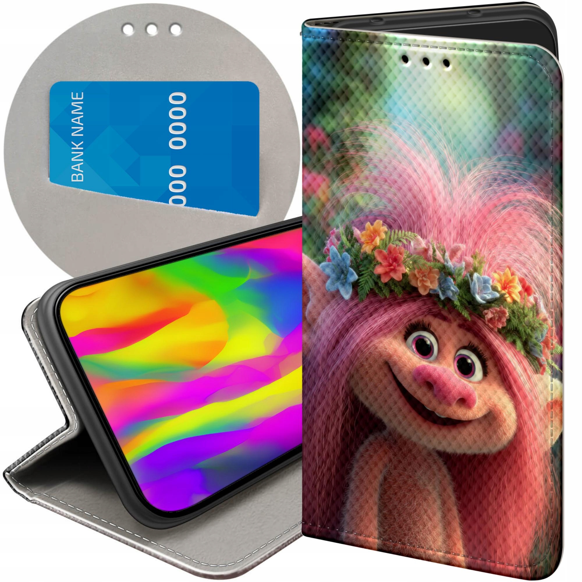 Etui Z Klapką Do Google Pixel 9 Pro XL Trole Stworki Skrzaty Futerał