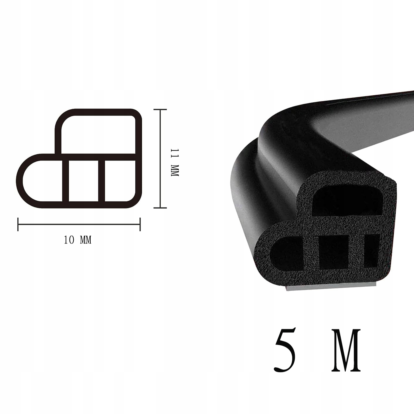 SAMOPRZYLEPNA USZCZELKA DO DRZWI SAMOCHODOWYCH GUMOWA USZCZELKA DO DACHU Producent części Inny