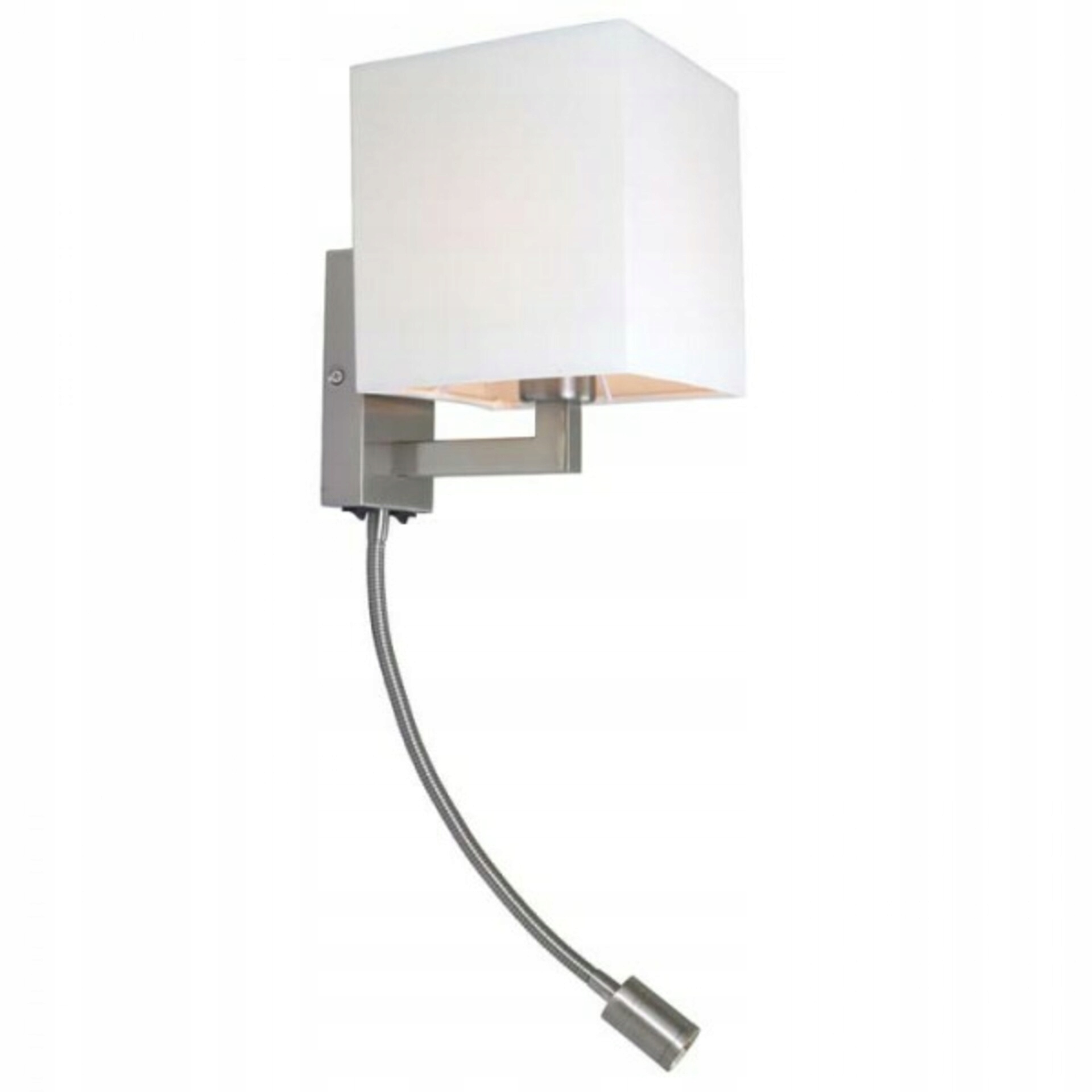 Rendl Taina nástěnné svítidlo bílá/matný nikl E27 Led 3000K 28+3W