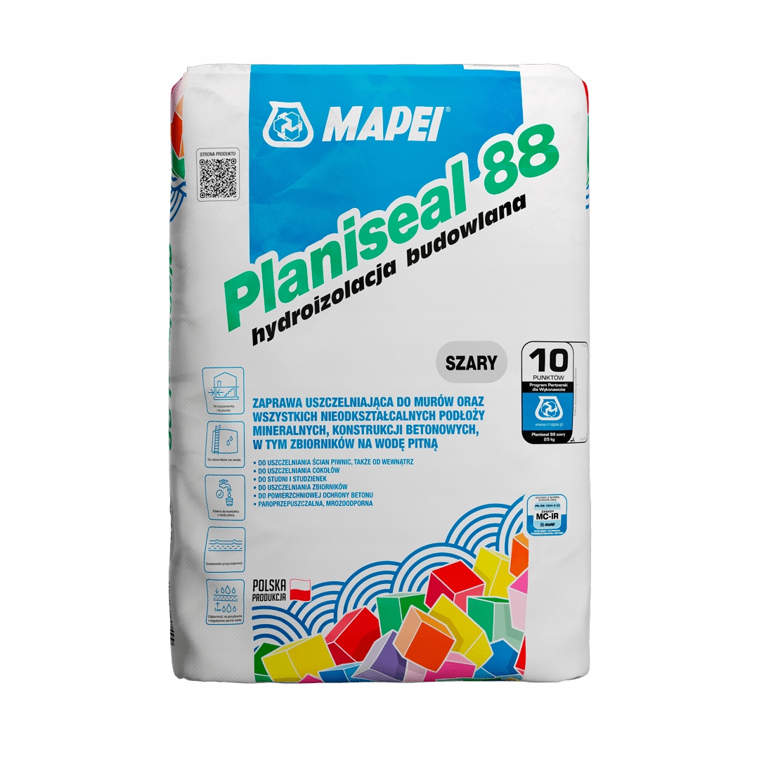 Planiseal 88 szary 25kg Mapei Izolacja Uszczelnienie