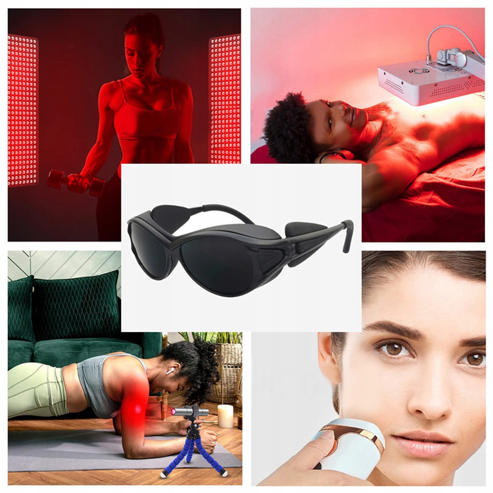 OKULARY OCHRONNE DO DEPILACJI LASEROWEJ LASERA IPL Stan opakowania oryginalne