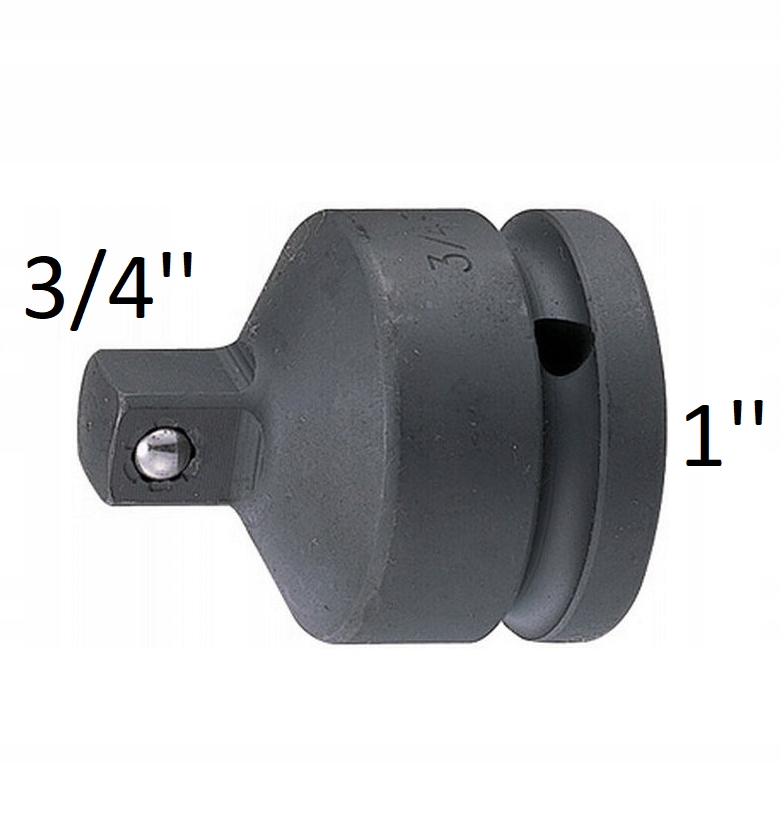 Redukcja Udarowa Na Klucz Nasadki 1'' cal na 3/4'' Adapter 1''x3/4
