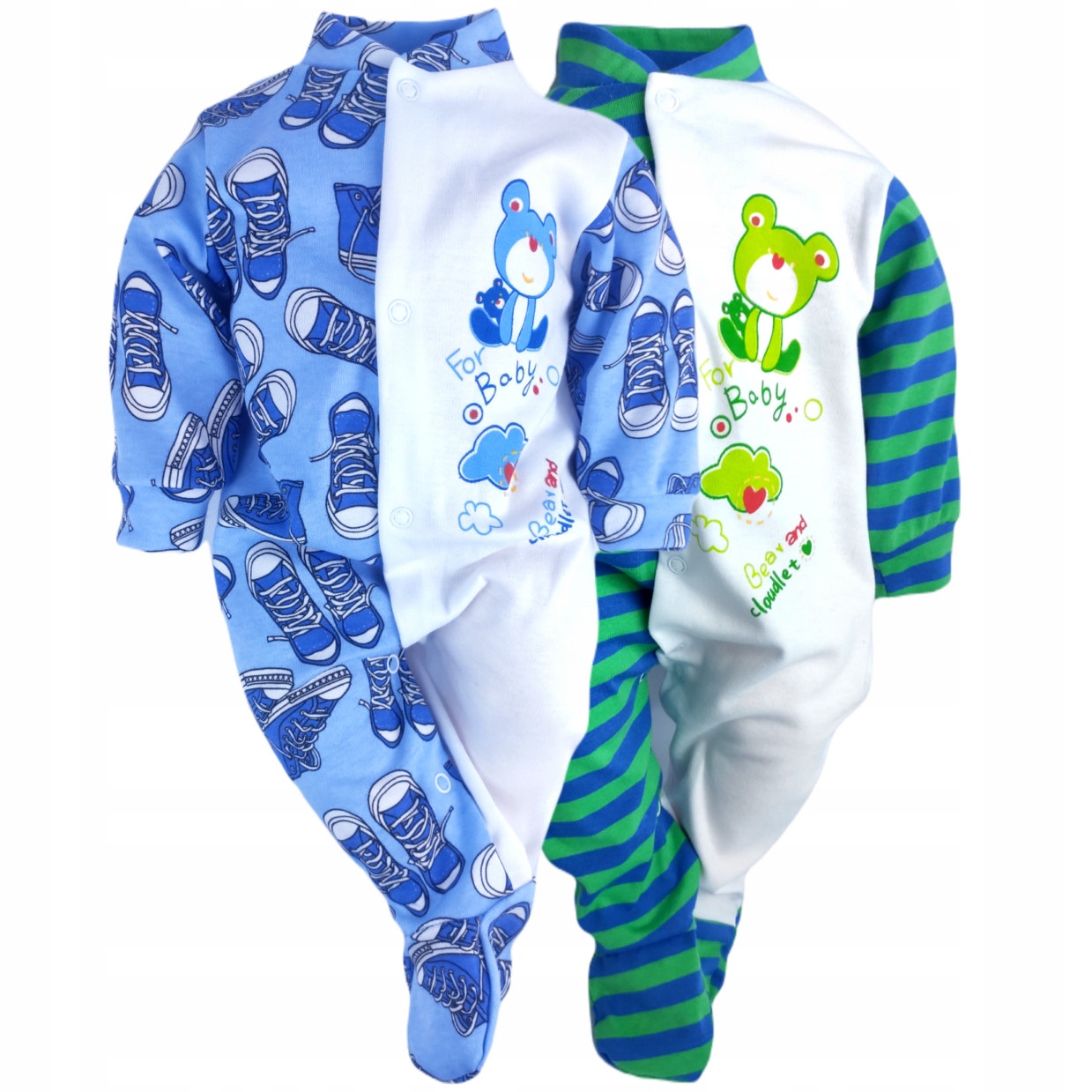 

Pajac pajacyk chlopca rozpinany 56 zestaw 2 sztuki