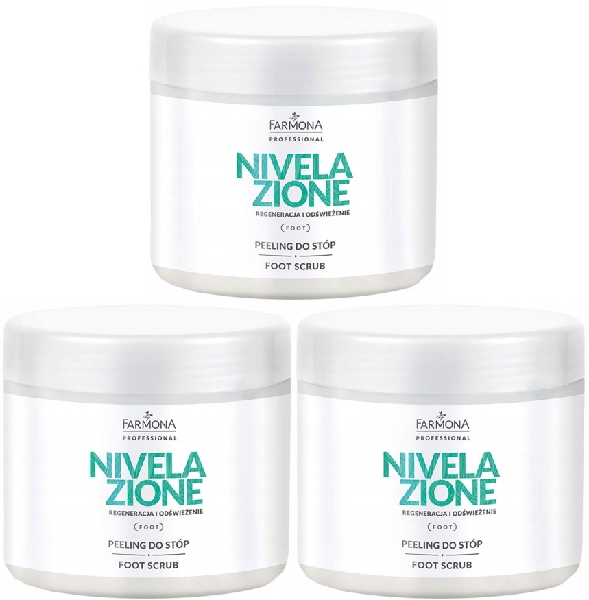 3 x Farmona Nivelazione Peeling na nohy Pocit těžkých nohou Otok