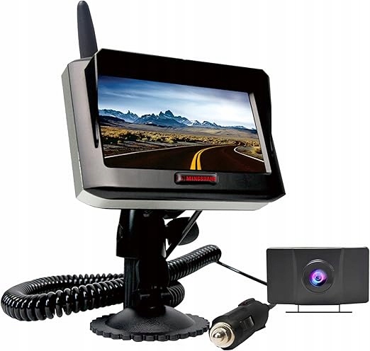 Bezdrôtová cúvacia kamera Monitor LCD Nákladné auto Kamper WiFi obrazovka 4,3''