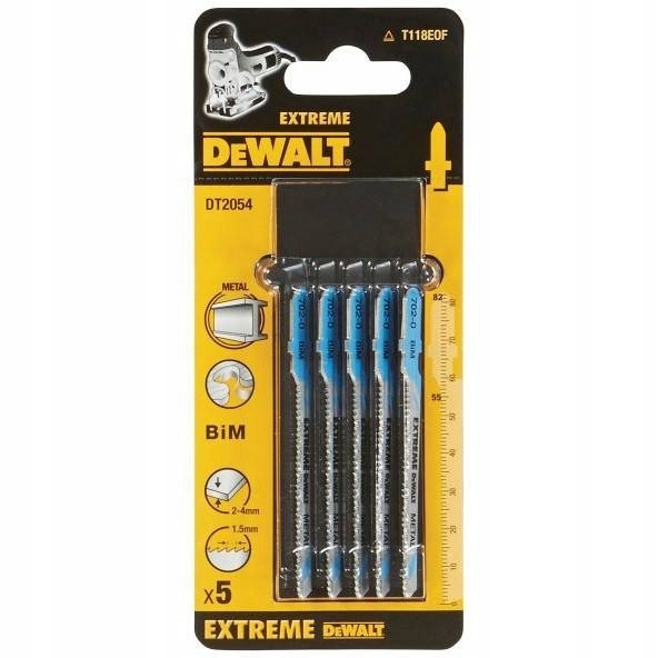 

Brzeszczoty Hss do metalu uchwyt T DT2054 DeWalt