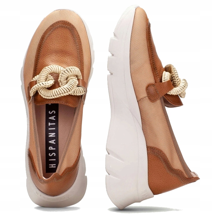 Hispanitas dámské kožené mokasíny premium sportovní 38