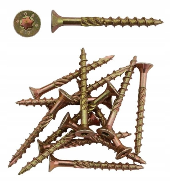 

Wkręt Ciesielski Do Drewna Płyt Torx 4,5x50 200szt