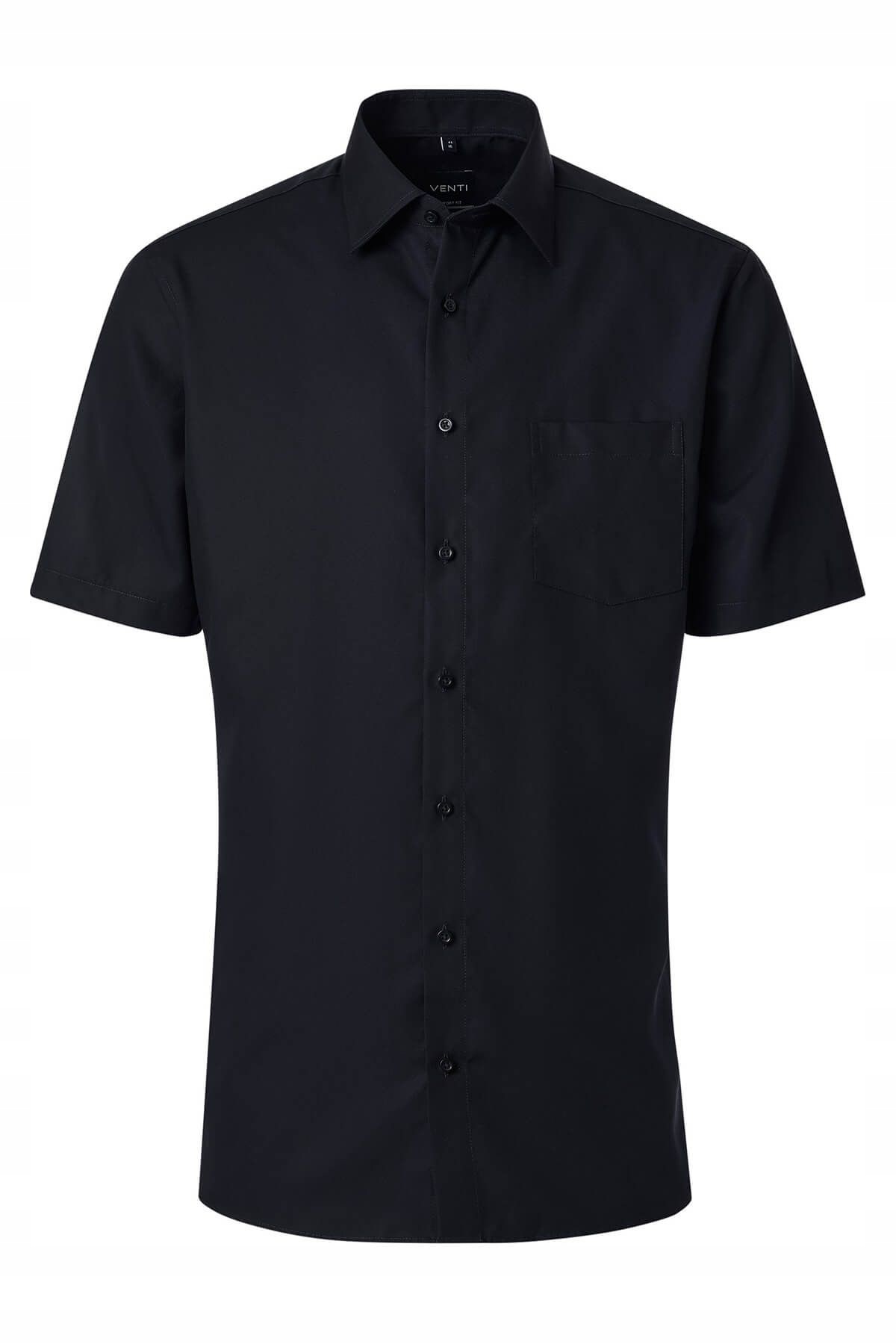 Venti Velká Elegantní Košile Velké Velikosti Černá 3XL 48